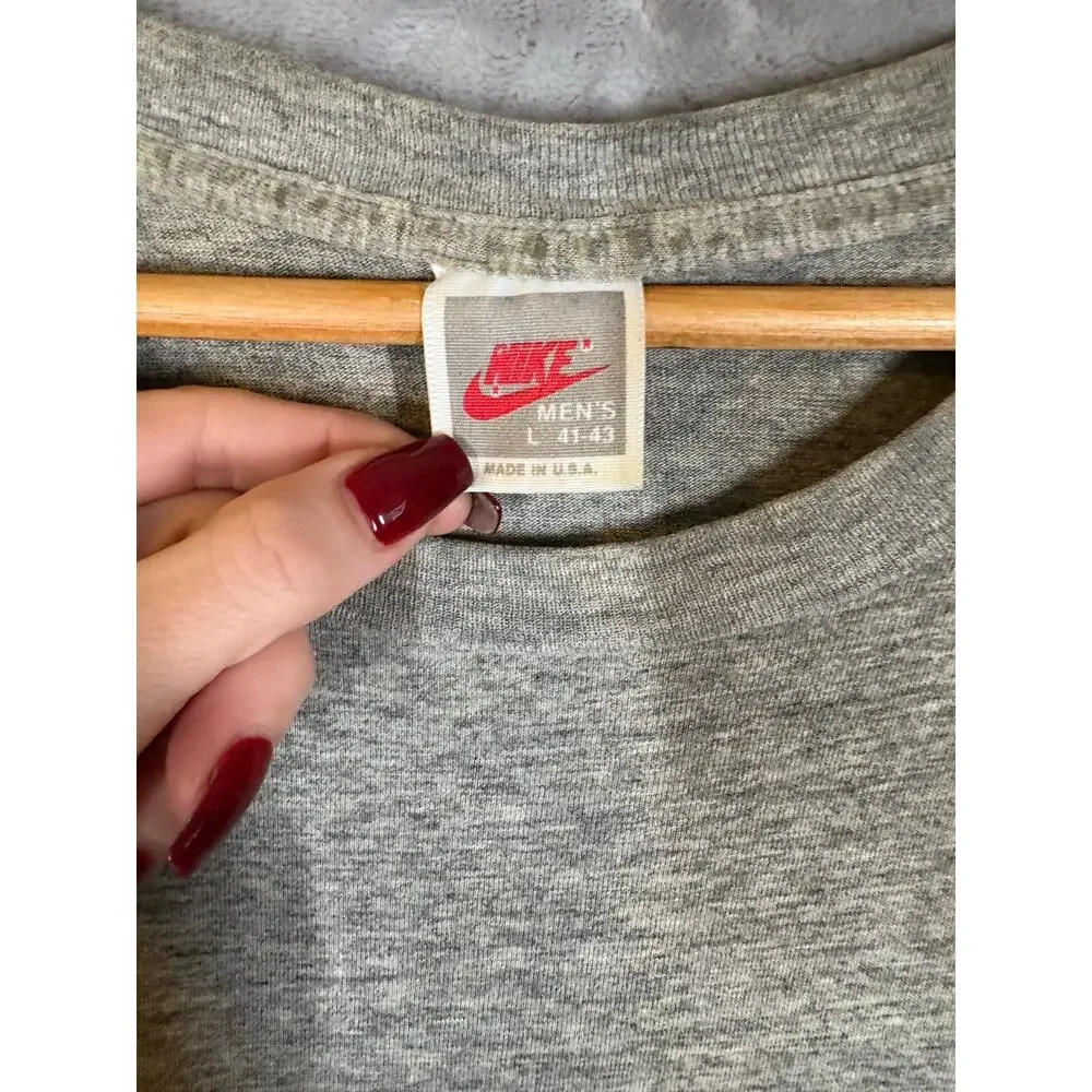 Vintage 80's 90's Nike‎ Just Do It T-shirt Large Tee Single Stitch Swoosh Thin